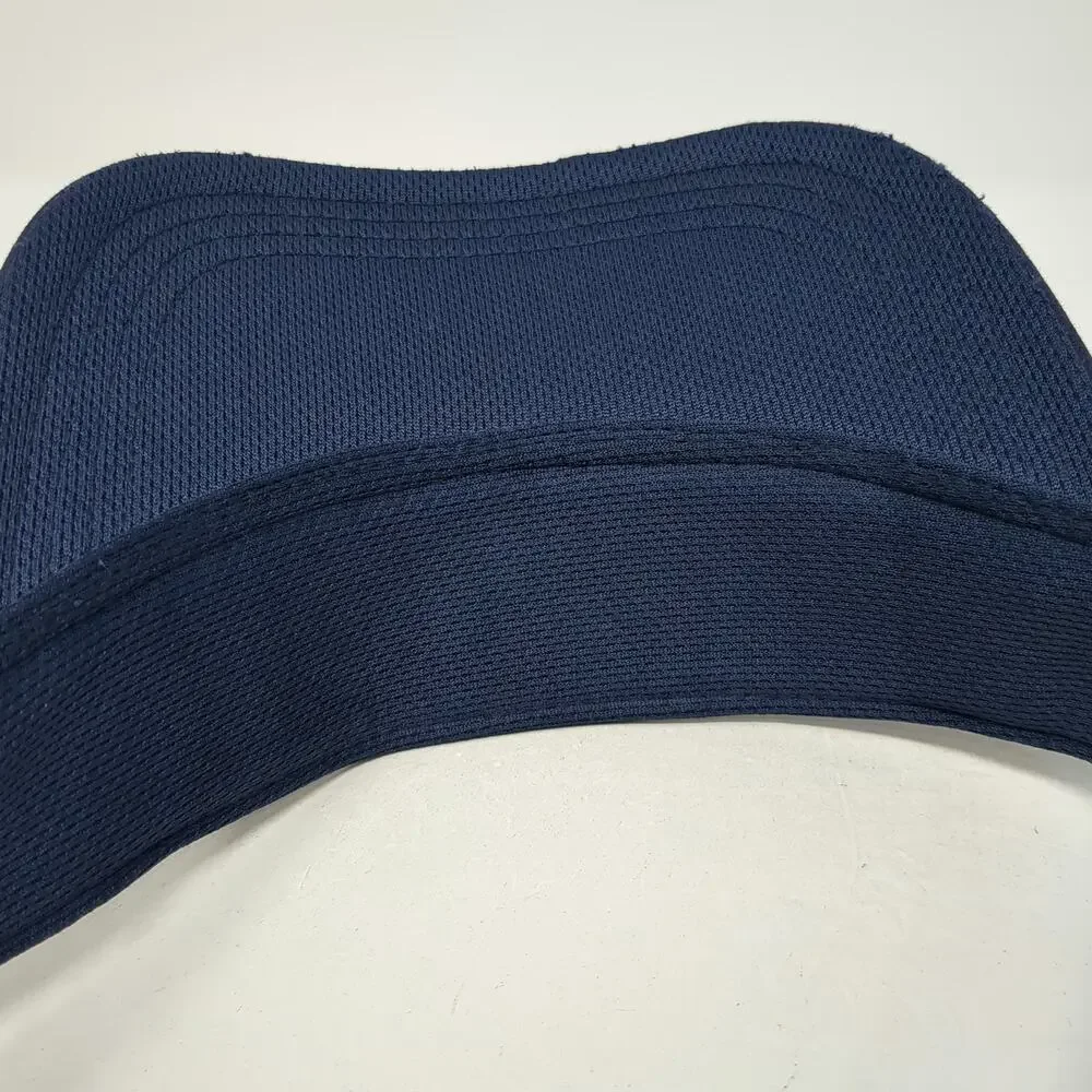 American Needle Visor Blue One Size Winged Foot Golf Clubs Embroidered Hat